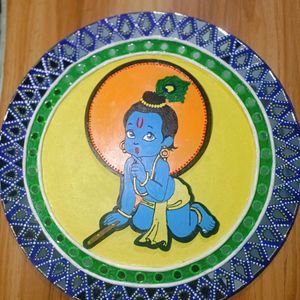 Krishna Lippan Madala Art