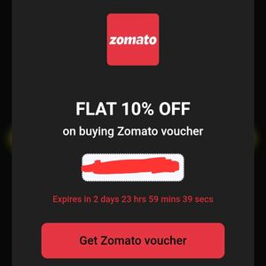 Zomato voucher