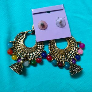 Festive Bangle and Earring Combo