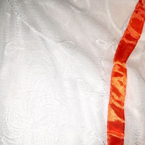 White Dupatta Or Stole