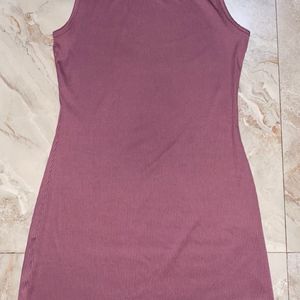 Bodycon Mauve Pink Dress