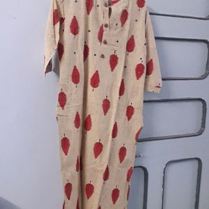 Kurti With Collar