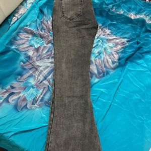 Grey Bootcut Denim