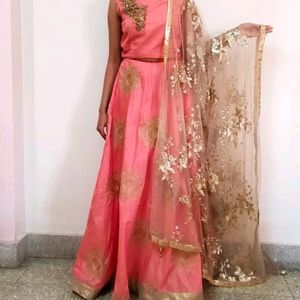 Pink Lehenga Choli