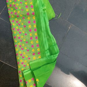 Green Used Saree I