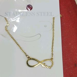 Infinty Pendent With Chain