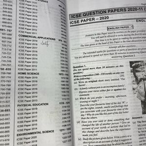 Icse Class 10 Previous Year Papers