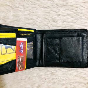 Woodland Black Leather Wallet