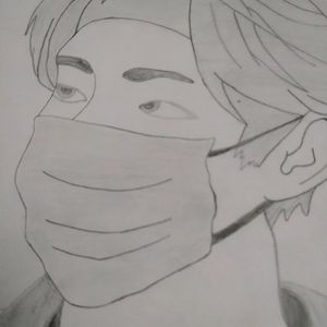 BTS Taehyung Sketch