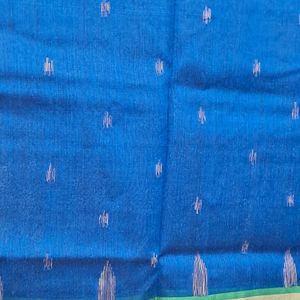 Bright Blue Saree For SALE