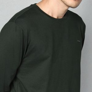 Men Green Sweatshirt