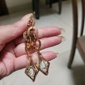 Golden Long Earings