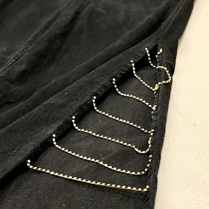 Embellished Black Jeans