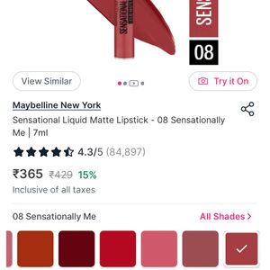 Maybelline Liquid Lipstick