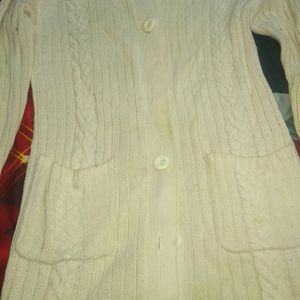 long woolen sweater