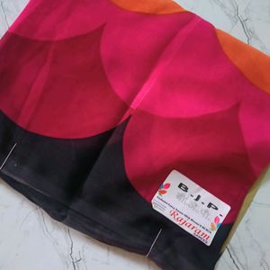 Simple Light Weight Multicolour Saree