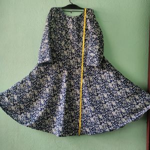 New Long Frock Blue