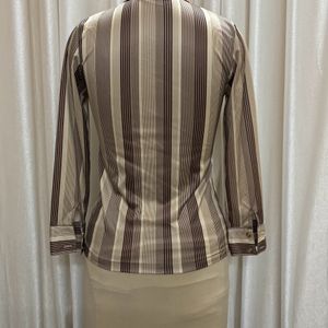 Cream Striped Shirt( Women's)