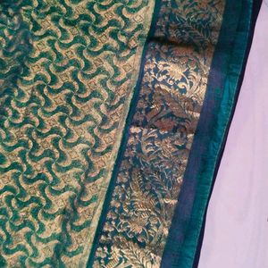 Cotton Blend Pure Gadwal Saree