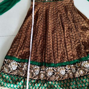 Anarkali Kurti And Duppata.