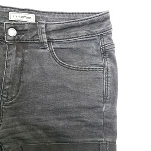 Denim Short Black