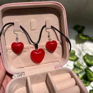 Resin Crystal Heart Set