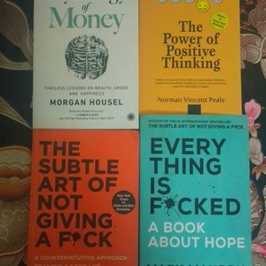 4 Self Help Books. 30 Rs Off Delivery