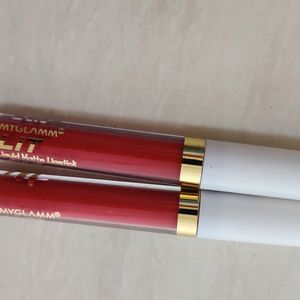 Combo Of 2 New Myglamm Red Lipsticks