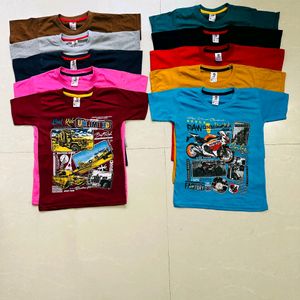 Kids New Dailywear T Shirts Combo 5