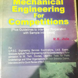 Mechanical engineering Competitive Book