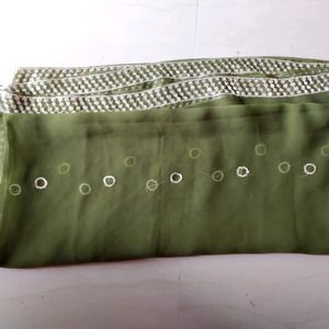 Mehndi Colour Dupatta