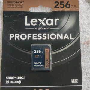 Lexar Professional 633x 256 GB SDXC UHS-I Card