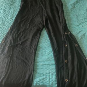 Black Flared Trousers