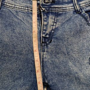 Women Slim Mid Rise Blue Jeans