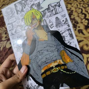 Sanji Anime Manga Glass Paint