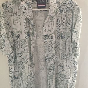 Floral beach shirt