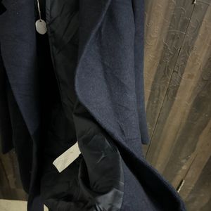 Women Navy Blue Coat