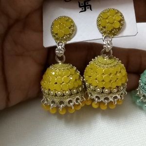 Combo Of 2 Crystal Earrings