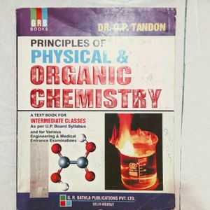 PHYSICAL AND ORGANIC CHEMISTRY O P TANDON