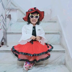 Baby Girl Three Pieces Party Wear Set