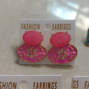 5 Earrings Combo Set