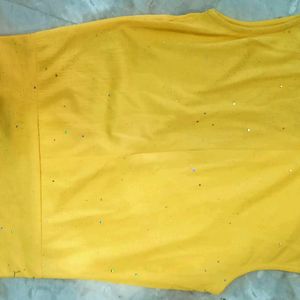 New Beautiful 4-6 Years Girls Yellow Colour Top