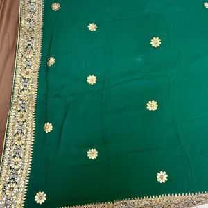 Heavy Gota Work Saree