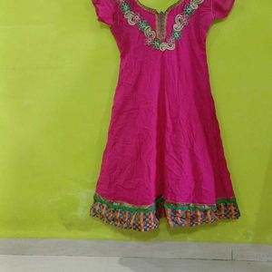 Anarkali Red Rose