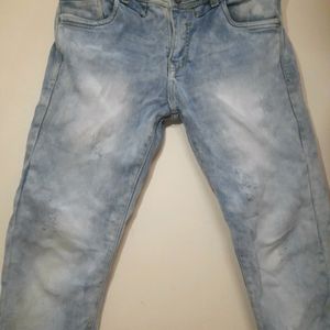 Blue Colour Jeans For Women