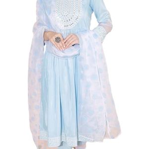 Blue Kurti (set Of 3)