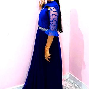 Blue 🔵💙 Gown For Preety Women 🧿