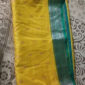 Semi Peithani Silk Saree