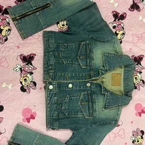 Imported Denim Crop Jacket Buy Jeans House