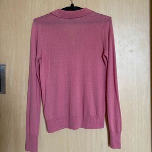 Zara Pink Polo Sweater